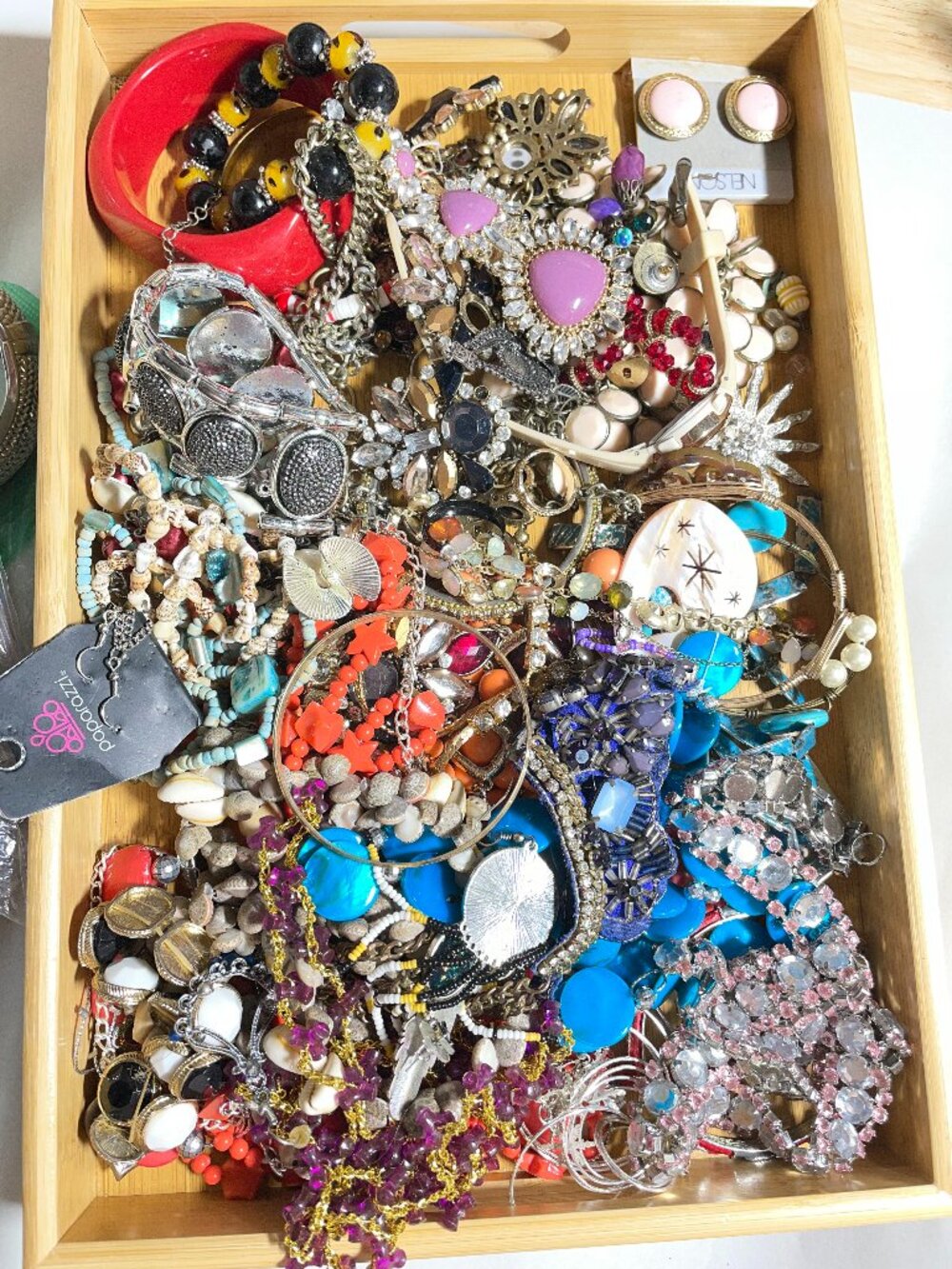 Huge Craft Repair Junk Tangled Findings Parts Jewelry Mix 2.14 Lbs Lot C111